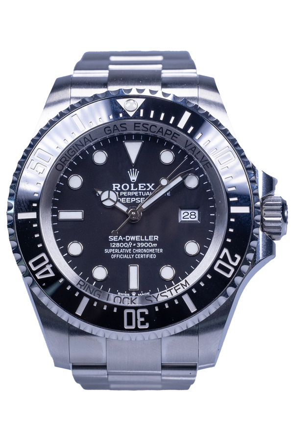 Rolex Sea-Dweller Deepsea 126660 – schwarzes Zifferblatt, Stahlgehäuse und Stahlband
