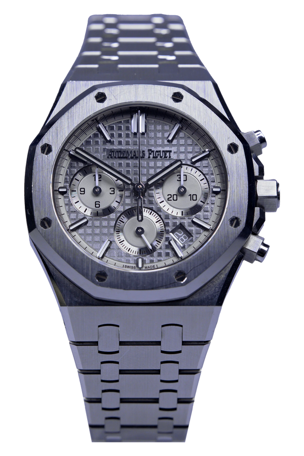 Audemars Piguet Royal Oak 26715ST.OO.1356ST.02 — blaues Zifferblatt, Stahlgehäuse, 38 mm