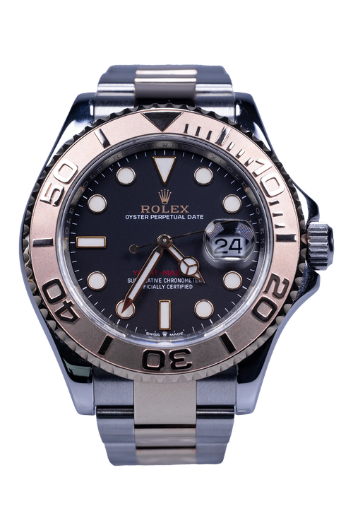 Rolex Yacht-Master 40 Ref. 126621 — schwarzes Zifferblatt, Stahl und Roségold