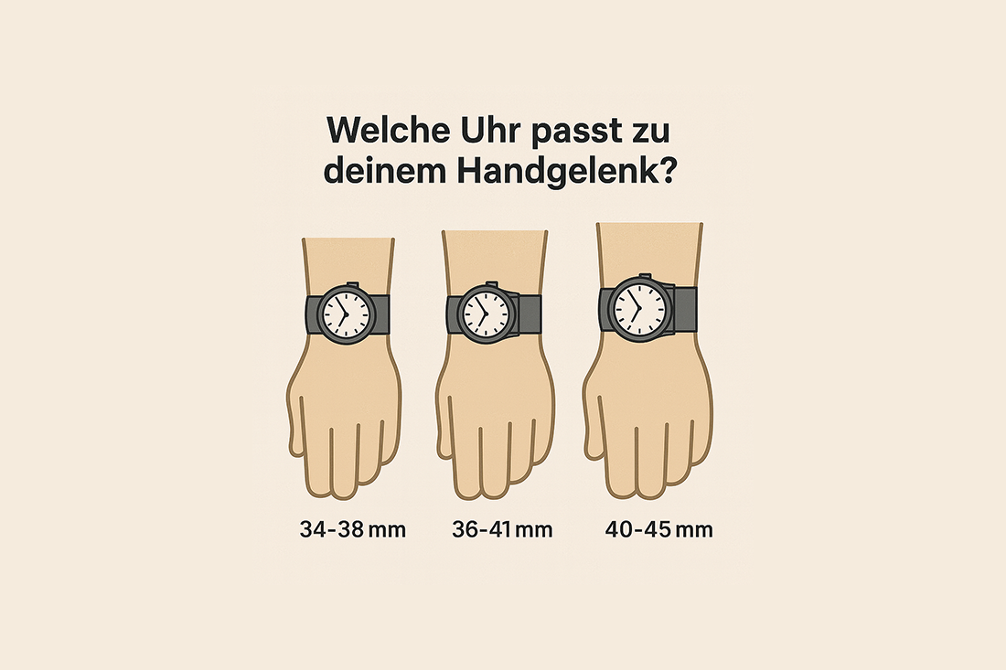 Welche Uhr passt zu deinem Handgelenk?