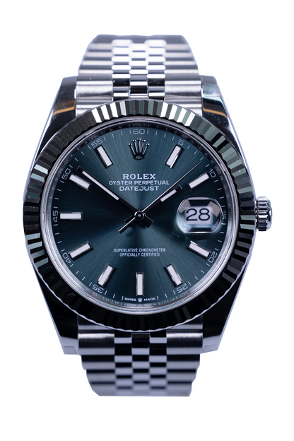 Rolex Datejust 41 Ref. 126334 – grünes Zifferblatt, Stahlgehäuse, ungetragen Rolex Datejust 41 Ref. 126334