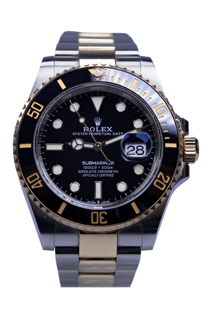 Rolex Submariner 126613LN — schwarzes Zifferblatt, Stahl/Gelbgold-Gehäuse, Baujahr 2024 Rolex Submariner  Ref. 126613LN
