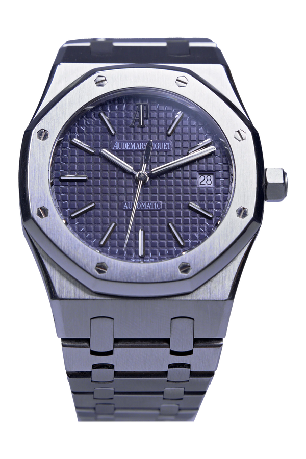 Audemars Piguet Royal Oak 15300ST.OO.1220ST.02 — blaues Zifferblatt, Stahlgehäuse und Stahlband