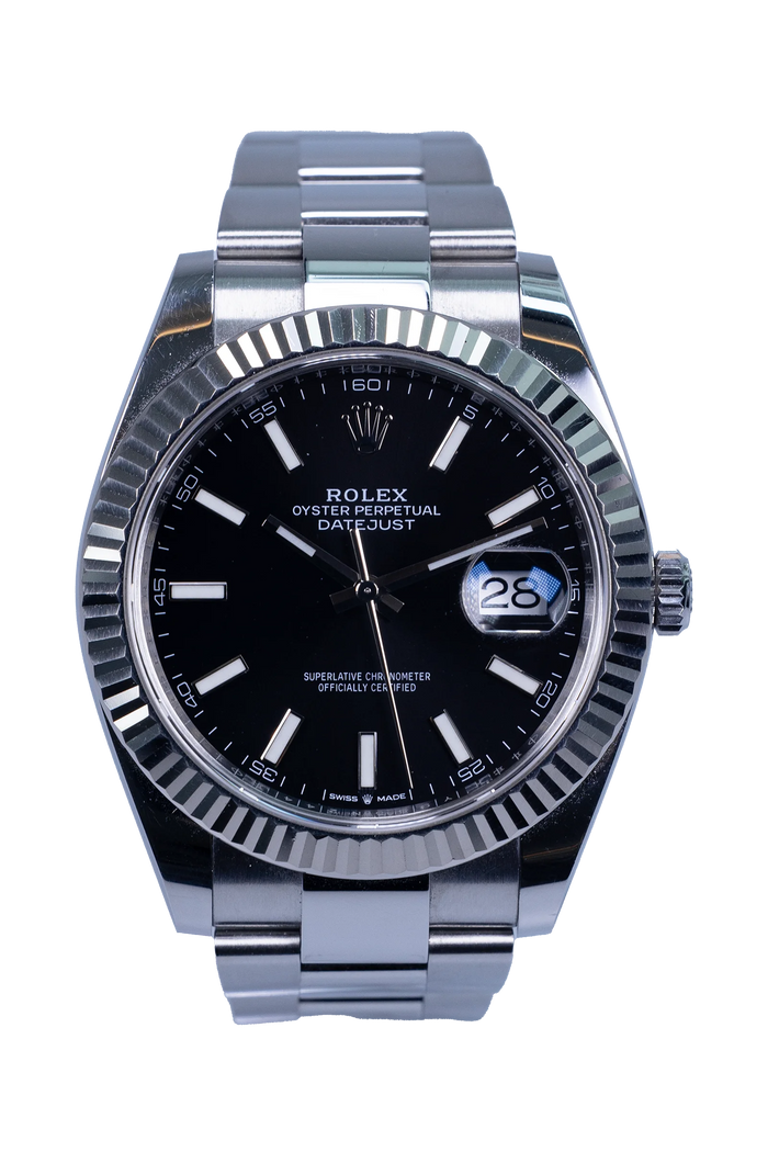 Rolex Datejust 41 Ref. 126334 – schwarzes Zifferblatt, Edelstahlgehäuse und -band