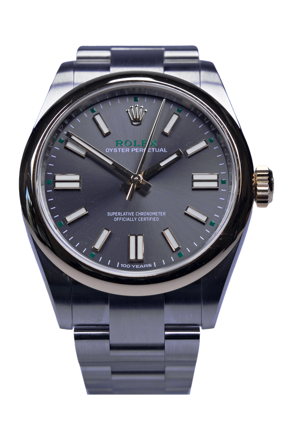 Rolex Oyster Perpetual 41 Ref. 134303 – 100 Years Jubiläumszifferblatt, Stahl mit Goldlünette
