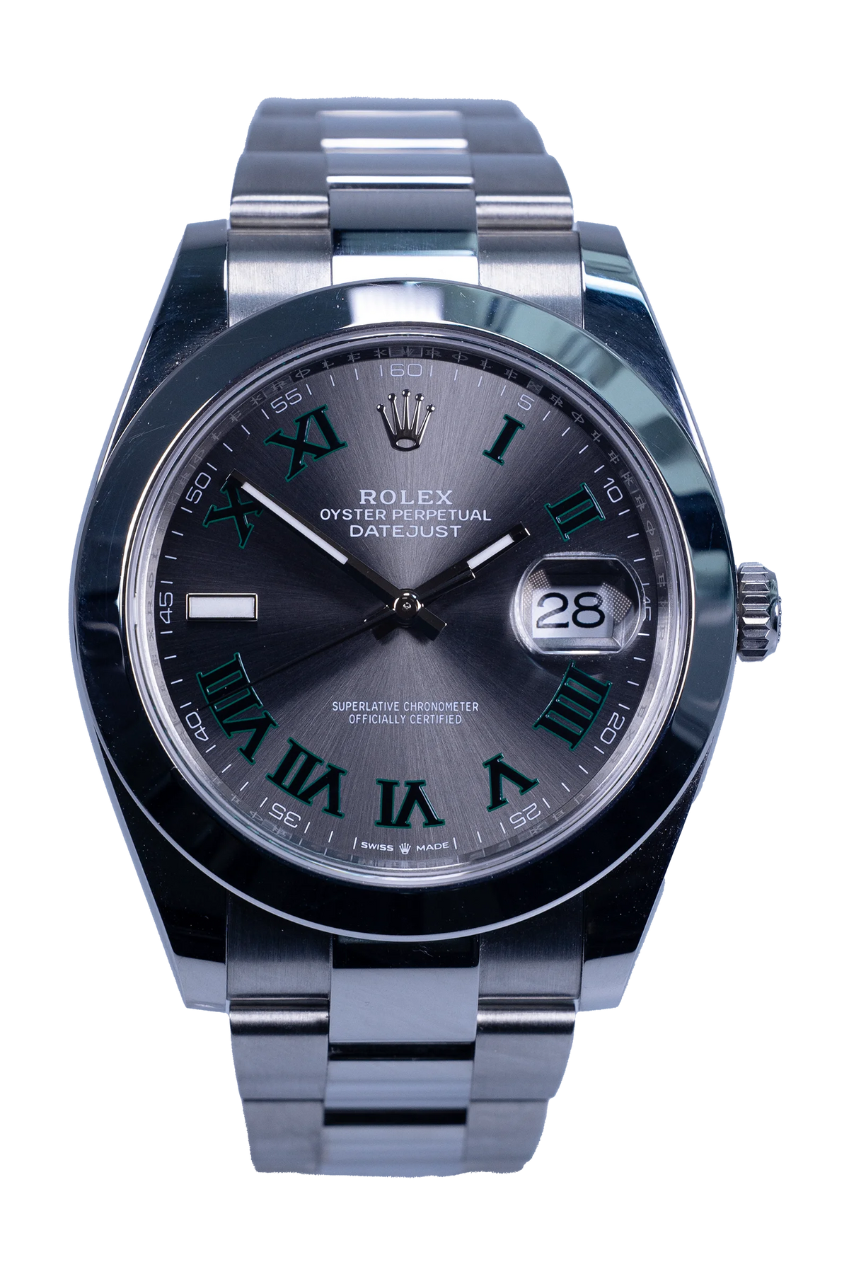 Rolex Datejust Wimbledon 126300 – Rhodium-Zifferblatt, Stahlgehäuse 41 mm, Oyster-Band (1 / 4)
