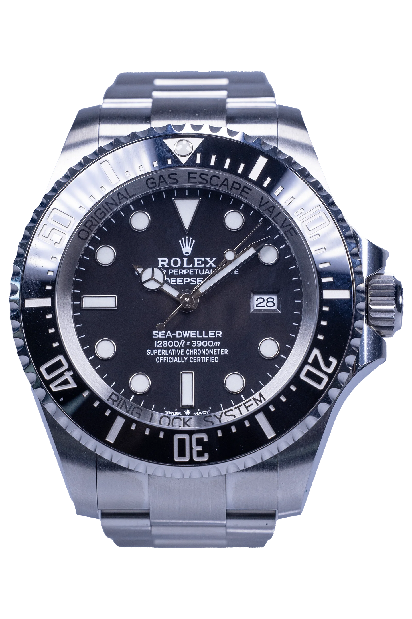 Rolex Sea-Dweller Deepsea 126660 – schwarzes Zifferblatt, Stahlgehäuse und Stahlband