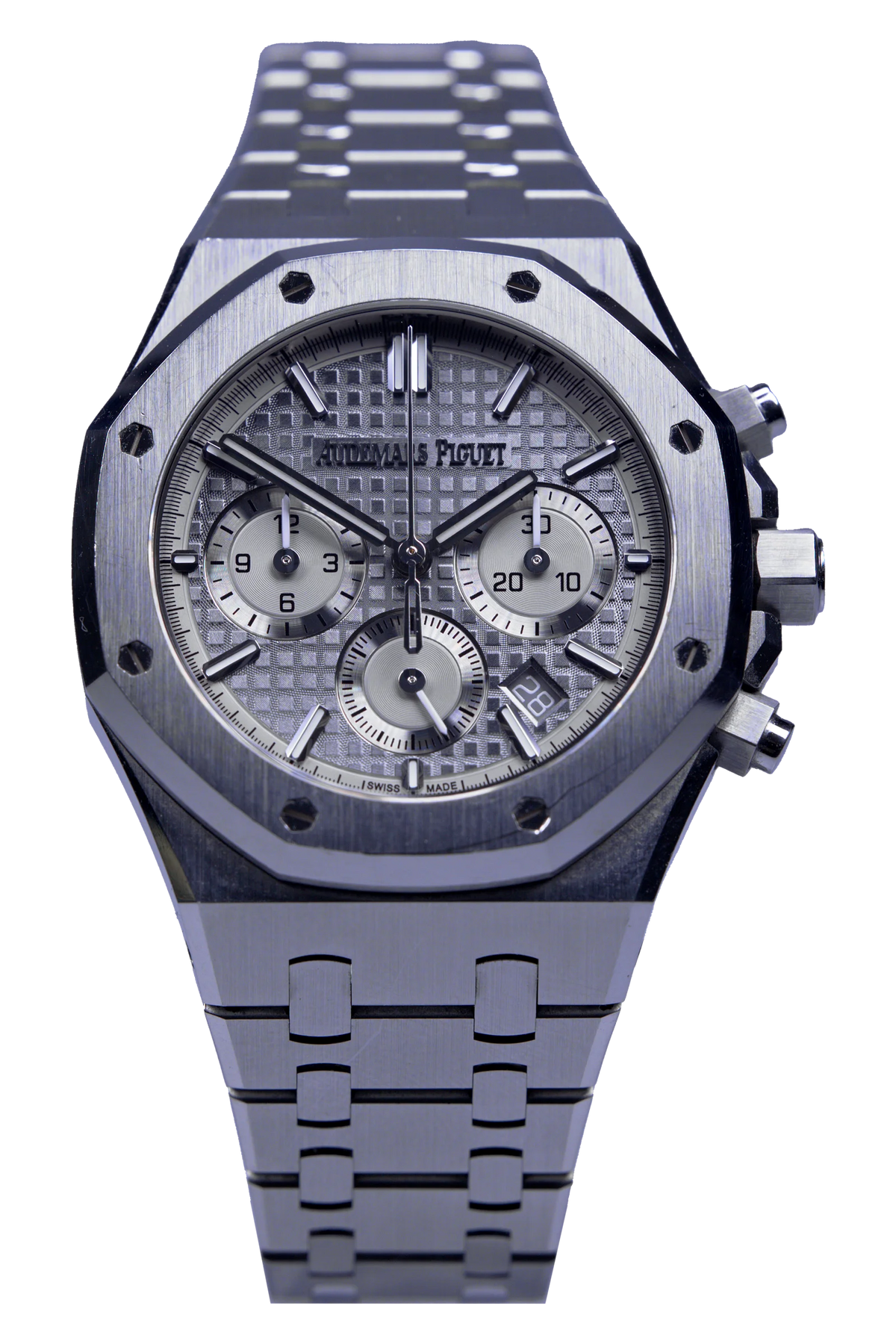 Audemars Piguet Royal Oak 26715ST.OO.1356ST.02 — blaues Zifferblatt, Stahlgehäuse, 38 mm